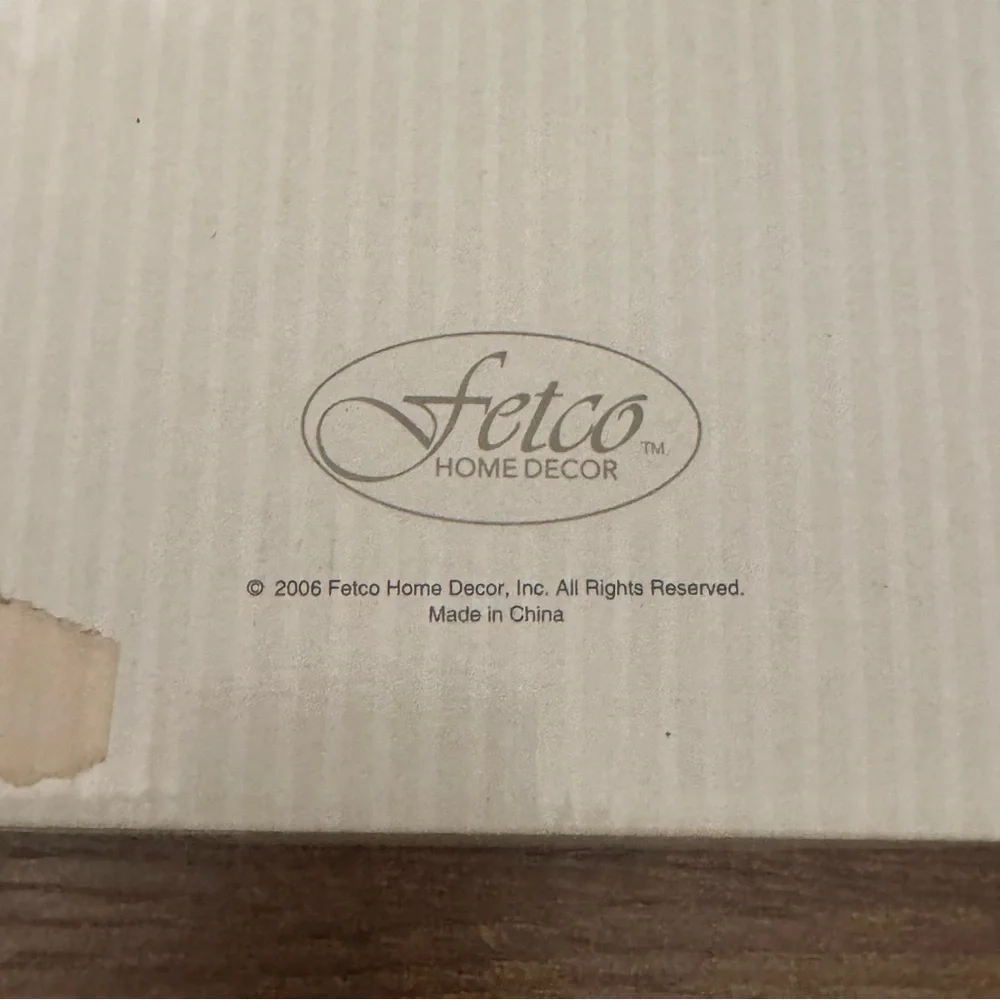 Fetco Home Decor Sisters 6x4‎ Metal Picture Frame Hearts NIB 2006
